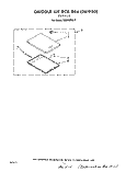 GRIDDLE KIT RCK 884 (261950) Diagram and Parts List for RS576PXL0  Whirlpool Range