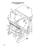 FRAME AND TANK Diagram and Parts List for KPDI620T5  KitchenAid Dishwasher