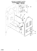 REAR CHASSIS, OPTIONAL Diagram and Parts List for KERC507YWH1  KitchenAid Range