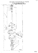 BRAKE AND DRIVE TUBE Diagram and Parts List for KAWS577EZ0  KitchenAid Washer