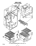 LINER Diagram and Parts List for EHT171TKWR0  Whirlpool Refrigerator