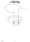 HEATER PARTS Diagram and Parts List for KUDB03CTBS2  KitchenAid Dishwasher
