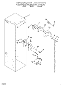 REFRIGERATOR LINER Diagram and Parts List for KSSS42FJB00  KitchenAid Refrigerator