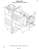 LINER Diagram and Parts List for ET18JKXMWR9  Whirlpool Refrigerator