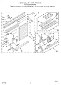 INSTALLATION Diagram and Parts List for ACQ142XG0  Whirlpool Air Conditioner
