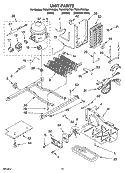 UNIT PARTS Diagram and Parts List for TS25AFXKQ04  Estate Refrigerator
