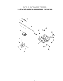 BURNER Diagram and Parts List for 1393W1A  Roper Range