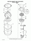 Part Location Diagram of W10381078 Whirlpool TUB-OUTER