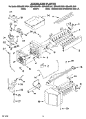 ICEMAKER PARTS Diagram and Parts List for KBRA20ELSS01  KitchenAid Refrigerator