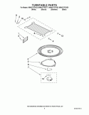 TURNTABLE PARTS Diagram and Parts List for WMH2175XVQ2  Whirlpool Microwave