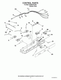 CONTROL PARTS Diagram and Parts List for 6GD5SHGXSS07  Whirlpool Refrigerator