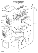 Part Location Diagram of 2306081 Whirlpool BRACKET