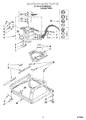 MACHINE BASE Diagram and Parts List for RAS8445JQ0  Roper Washer