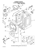 Part Location Diagram of W10847984 Whirlpool SWITCH