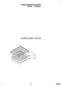 OVEN RACK, LITERATURE Diagram and Parts List for SF310PEAW0  Whirlpool Range