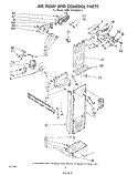 AIRFLOW AND CONTROL Diagram and Parts List for EHD191VKWR3  Whirlpool Refrigerator