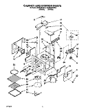 CABINET AND STIRRER, OPTIONAL Diagram and Parts List for KEMS306XBL2  KitchenAid Wall Oven
