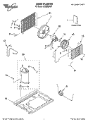 UNIT PARTS Diagram and Parts List for ACM052PS3  Whirlpool Air Conditioner