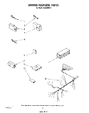 WIRING HARNESS Diagram and Parts List for DU4040XP2  Whirlpool Dishwasher
