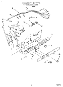 CONTROL Diagram and Parts List for 3VED27DQEW01  Whirlpool Refrigerator