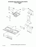 Part Location Diagram of W10208631A Whirlpool Grease Filter