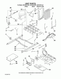 UNIT PARTS Diagram and Parts List for ED2VHEXVB01  Whirlpool Refrigerator