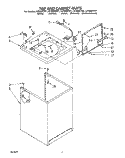 TOP AND CABINET, LIT/OPTIONAL Diagram and Parts List for LA7800XTM1  Whirlpool Washer