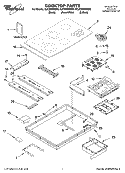 Part Location Diagram of 8286535 Whirlpool Bracket, Bottom