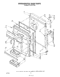REFRIGERATOR DOOR Diagram and Parts List for ET18DKXTF00  Whirlpool Refrigerator