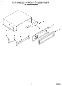 TOP GRILLE AND UNIT COVER Diagram and Parts List for KSSS42DBW00  KitchenAid Refrigerator
