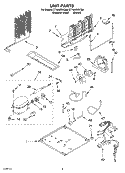 UNIT, OPTIONAL Diagram and Parts List for CT18AKXKQ00  Crosley Refrigerator