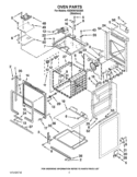 OVEN PARTS Diagram and Parts List for KESK901SSS08  KitchenAid Range