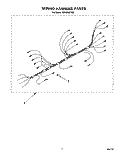 WIRING HARNESS Diagram and Parts List for RB1005XYW0  Whirlpool Wall Oven