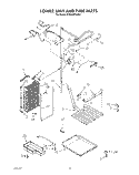 LOWER UNIT AND TUBE Diagram and Parts List for KSSS36DAX01  KitchenAid Refrigerator