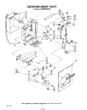 DISPENSER FRONT Diagram and Parts List for KSRF22DSWHY0  KitchenAid Refrigerator
