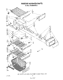 FREEZER INTERIOR Diagram and Parts List for ED26MMXRWR4  Whirlpool Refrigerator