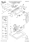 TOP AND CONSOLE, LIT/OPTIONAL Diagram and Parts List for 7MLGQ8857JQ1  Whirlpool Dryer
