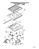 COMPARTMENT SEPARATOR Diagram and Parts List for ET20NKXZW01  Whirlpool Refrigerator