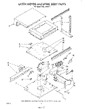 SHELF Diagram and Parts List for RJM1870P1  Whirlpool Microwave Oven Combo