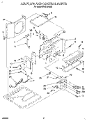AIR FLOW AND CONTROL Diagram and Parts List for BPAC1000AS2  KitchenAid Air Conditioner