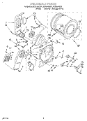 SECTION Diagram and Parts List for REX4635EQ1  Roper Dryer