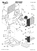 UNIT PARTS Diagram and Parts List for ACQ244XP0  Whirlpool Air Conditioner