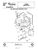 SECTION Diagram and Parts List for AD0302XS0  Whirlpool Dehumidifier
