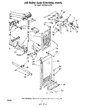 AIR FLOW AND CONTROL Diagram and Parts List for ED26MK1LWR0  Whirlpool Refrigerator