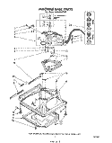 MACHINE BASE Diagram and Parts List for LA5590XPW0  Whirlpool Washer