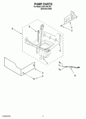 PUMP PARTS Diagram and Parts List for KUIC15NLTS2  KitchenAid Ice Maker
