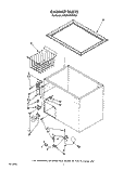 SECTION Diagram and Parts List for RH0500RWW00  Roper Freezer