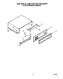 TOP GRILLE AND UNIT COVER Diagram and Parts List for KSSS36MAX00  KitchenAid Refrigerator