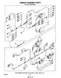 WIRING HARNESS Diagram and Parts List for MW8400XL2  Whirlpool Microwave