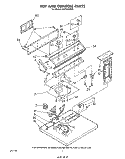 SECTION Diagram and Parts List for LE5795XMW0  Whirlpool Dryer
